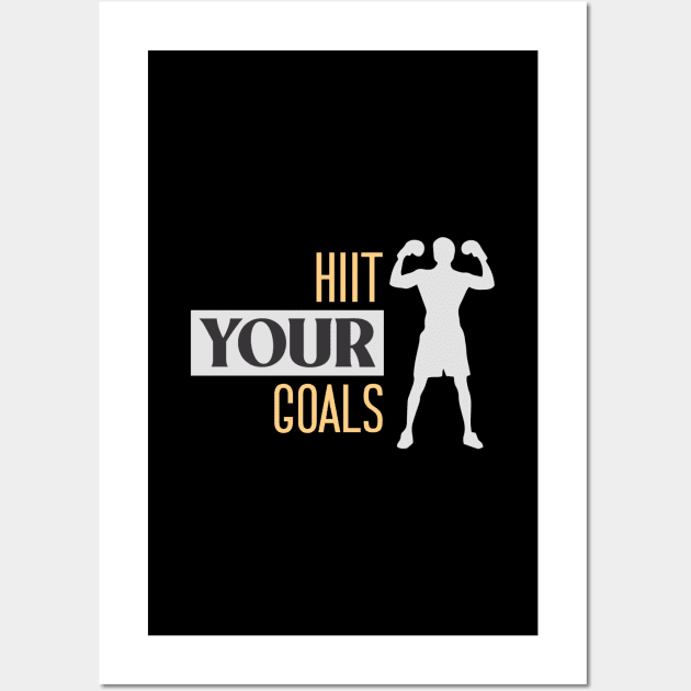 HIIT your Goals Wall Art by kendesigned